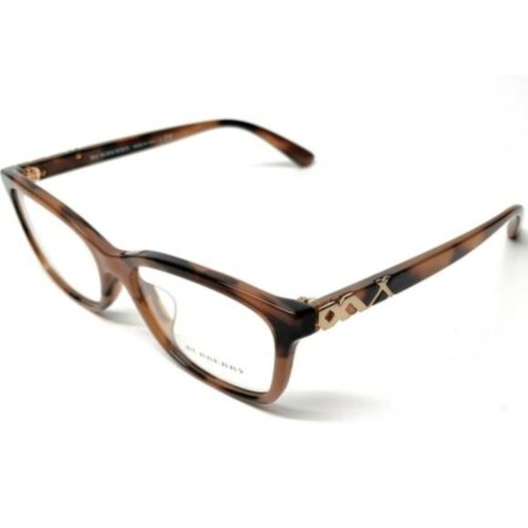 Burberry Unisex Spotted Brown Eyeglasses! - Picture 1 of 4